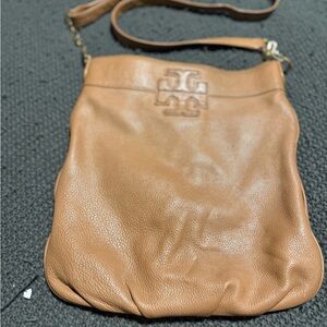 Tory Burch Tan Leather Crossbody Bag